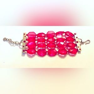 Sassy Jones Pink Penelope Bracelet